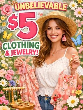 💐💐💐ALL $5 CLOTHING & NWT JEWELRY💐💐💐